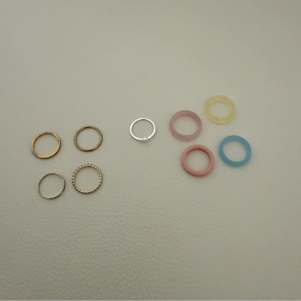 Colorful Ring Set - Picture 2 of 6
